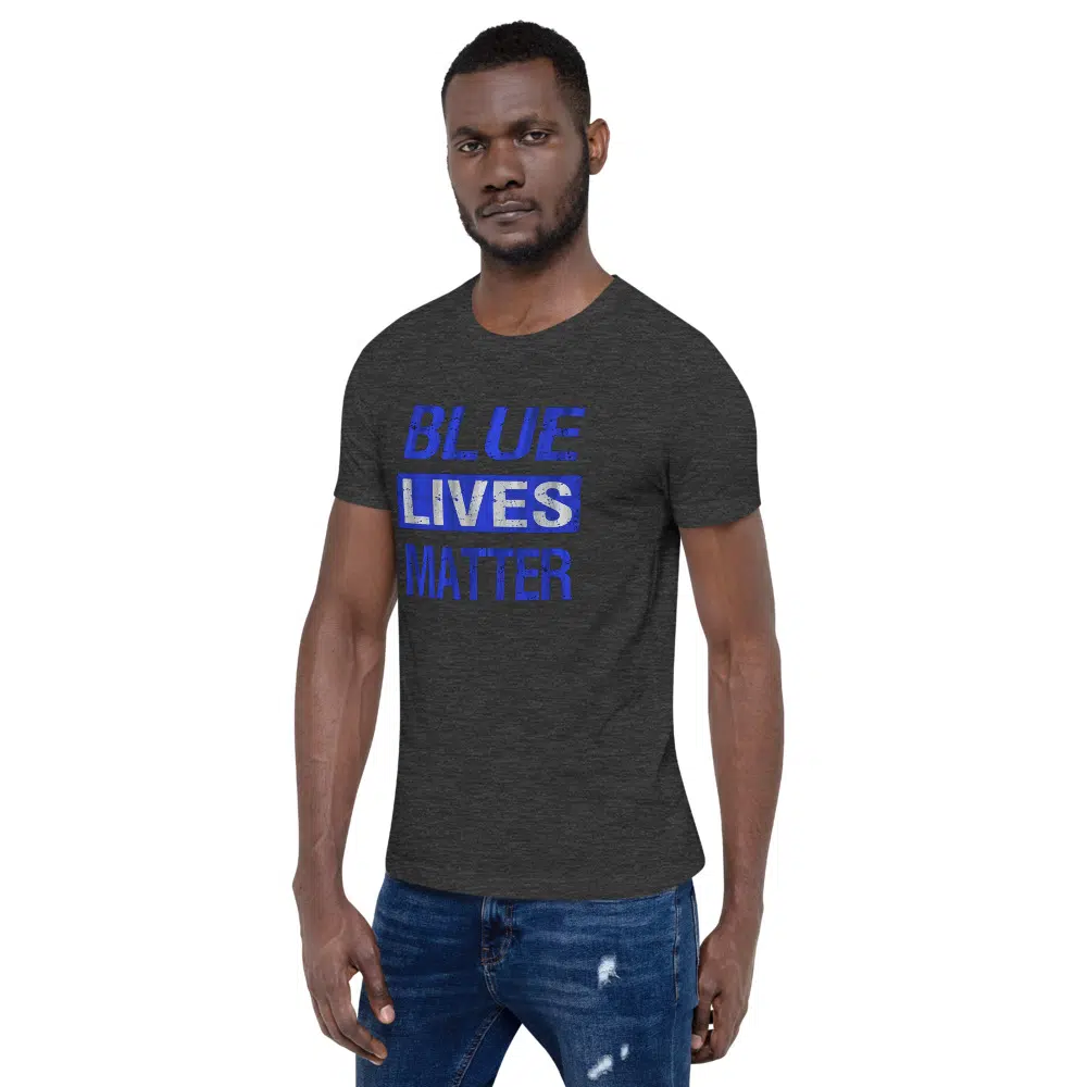 Blue lives matter Unisex T-Shirt - Image 14