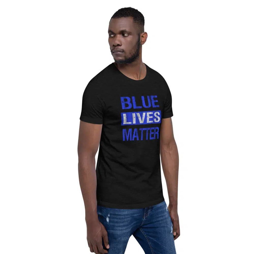 Blue lives matter Unisex T-Shirt - Image 9