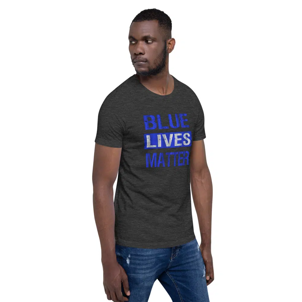 Blue lives matter Unisex T-Shirt - Image 15