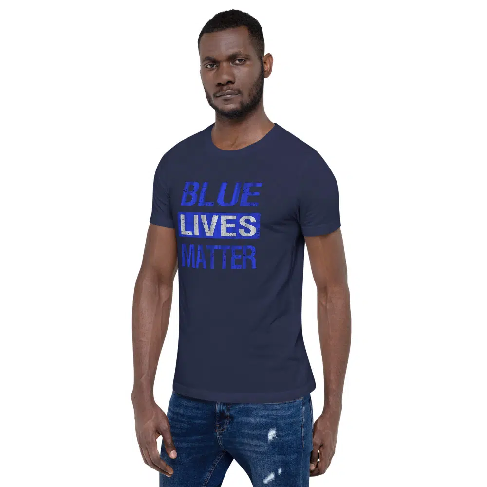 Blue lives matter Unisex T-Shirt - Image 11