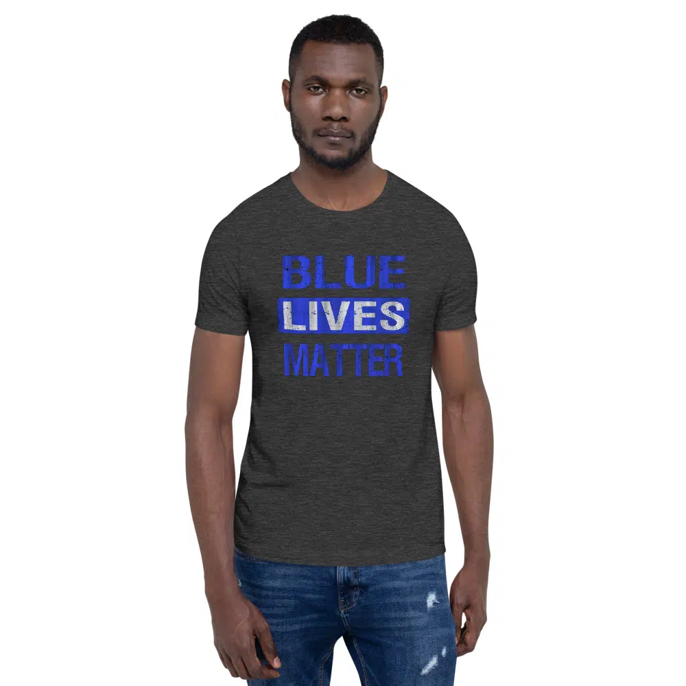 Blue lives matter Unisex T-Shirt - Image 13