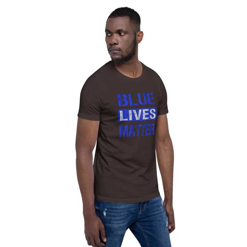 Blue lives matter Unisex T-Shirt - Image 6