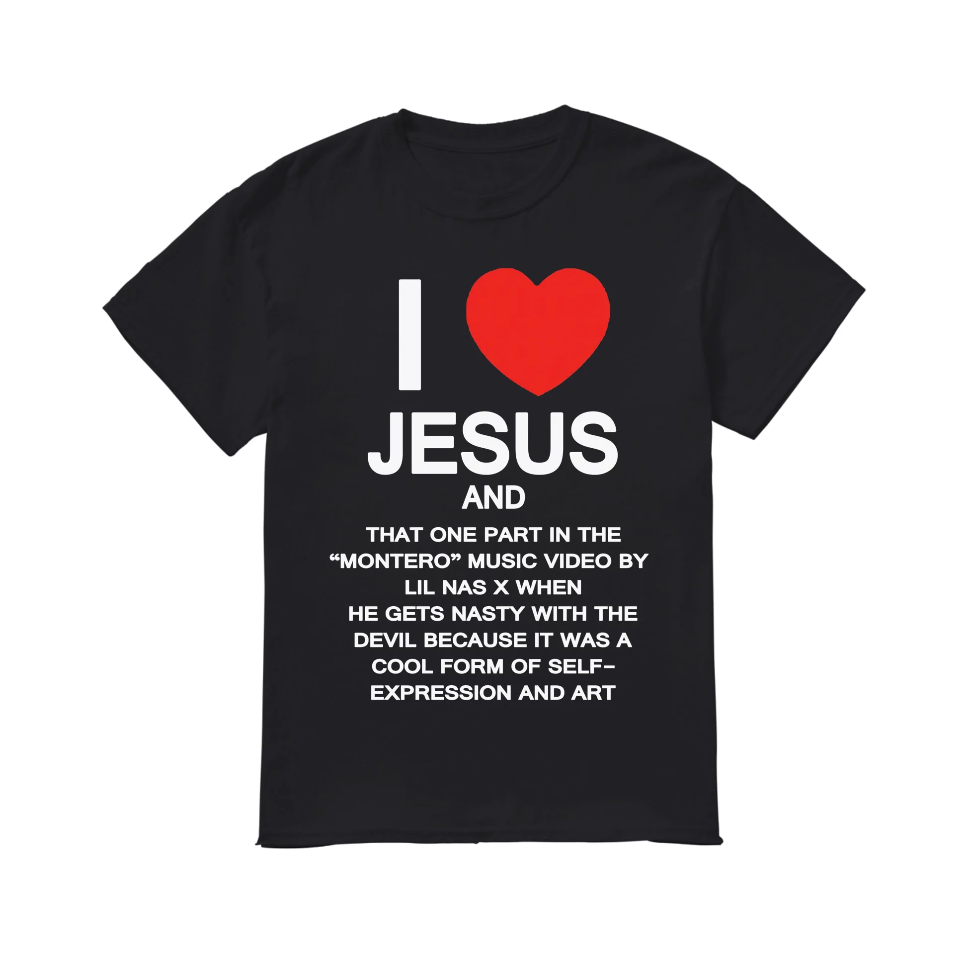I love Jesus and Montero Unisex T-shirt
