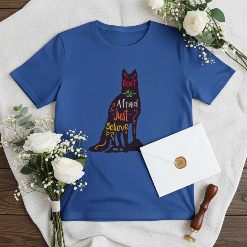 Don't be afraid just believe Unisex t shirt