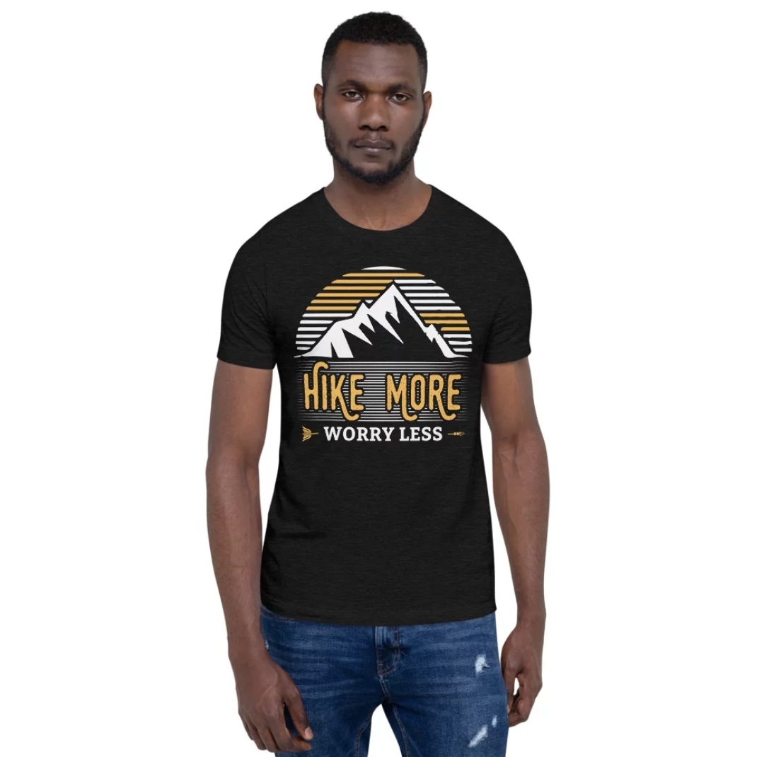 Hike more worry less tshirt