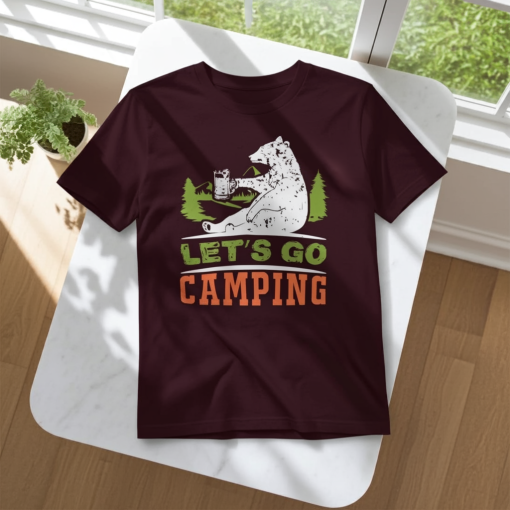Let's go camping t-shirt