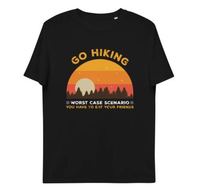 Go hiking Unisex organic cotton t-shirt