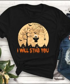 I will stop you Halloween t-shirt design