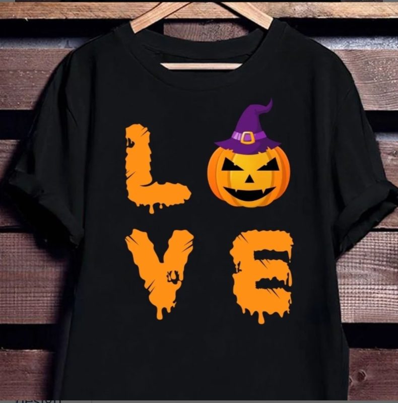 I love halloween tshirt design
