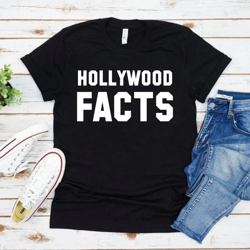 t shirt black for women Hollywood facts