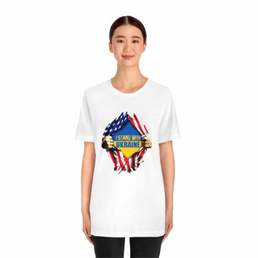 I Stand with Ukraine shirt Unisex - Image 3