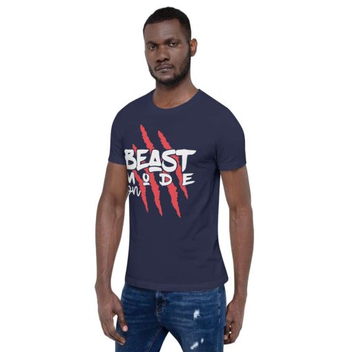 Best Mode on Typogra Gym Unisex T-Shirt - Image 3