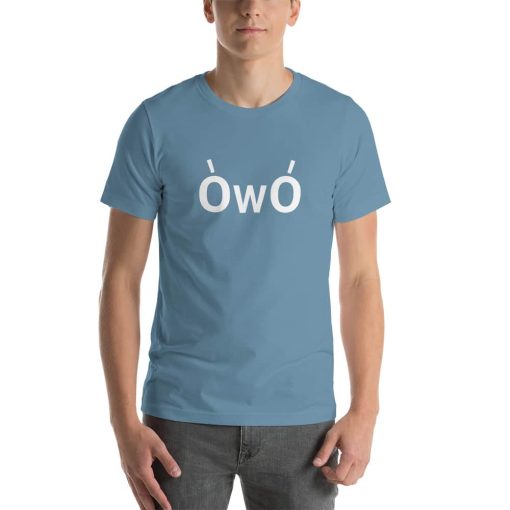 ÒwÓ Angry OwO Emoticon Emoji Shirt T-Shirt - Image 6