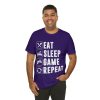 Eat Sleep Game Repeat Gaming Gamer Unisex t-shirt