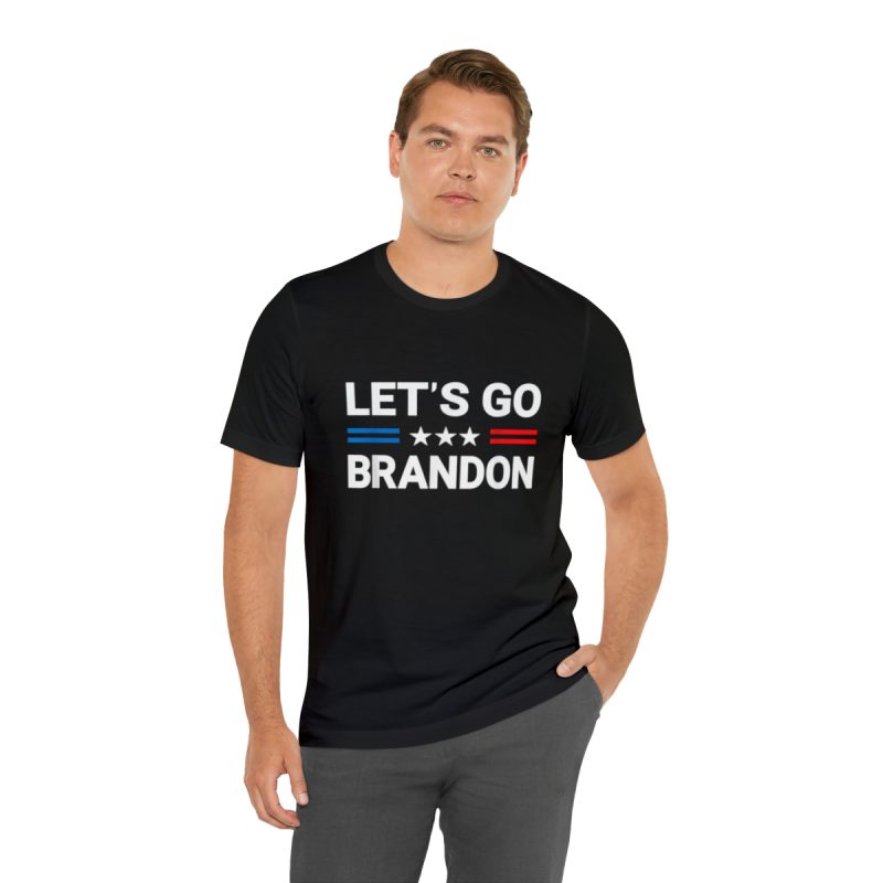 Let's Go Brandon Conservative US Flag T-Shirt