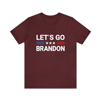 Let's Go Brandon Conservative US Flag T-Shirt