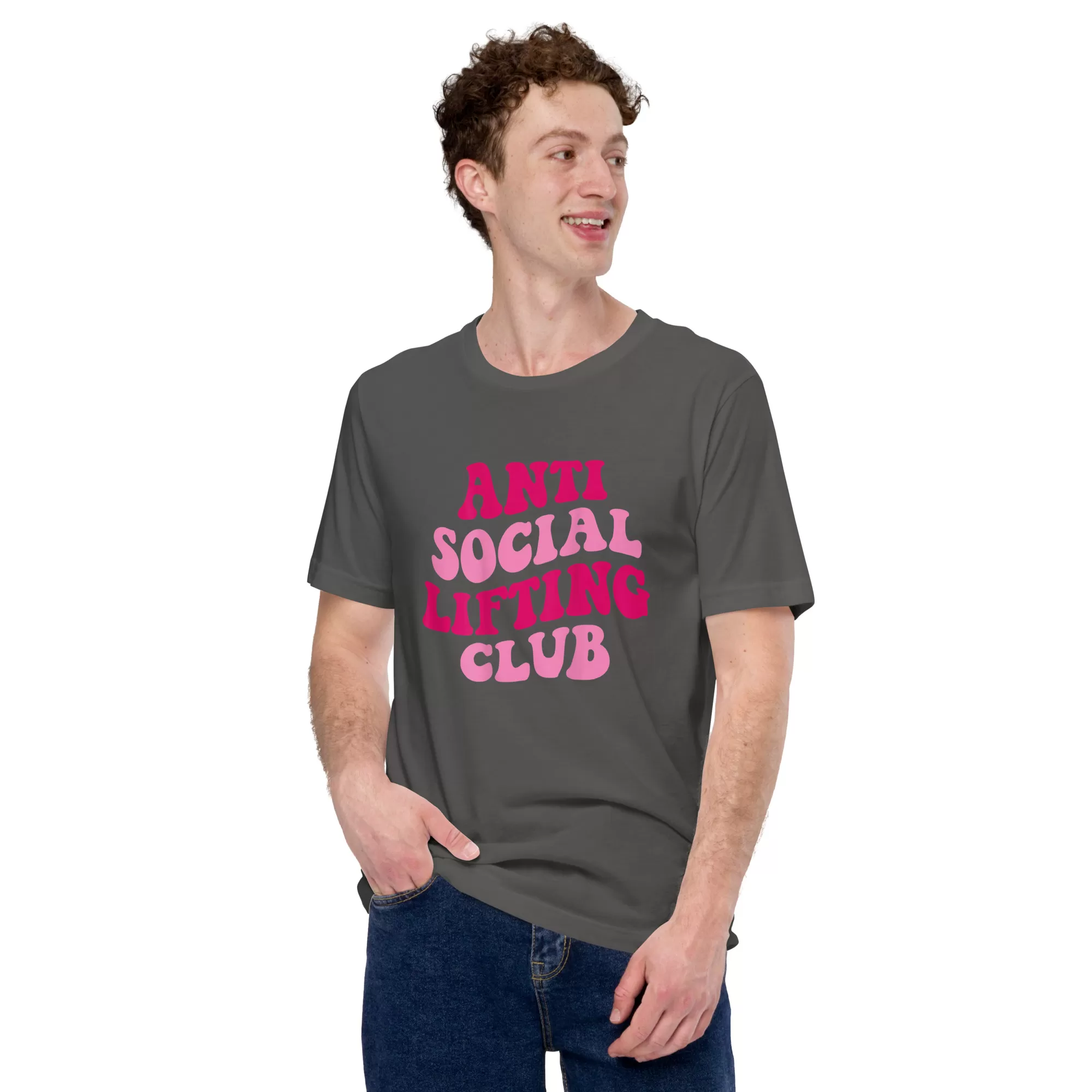 Anti social lifting club Unisex t-shirt - Image 5