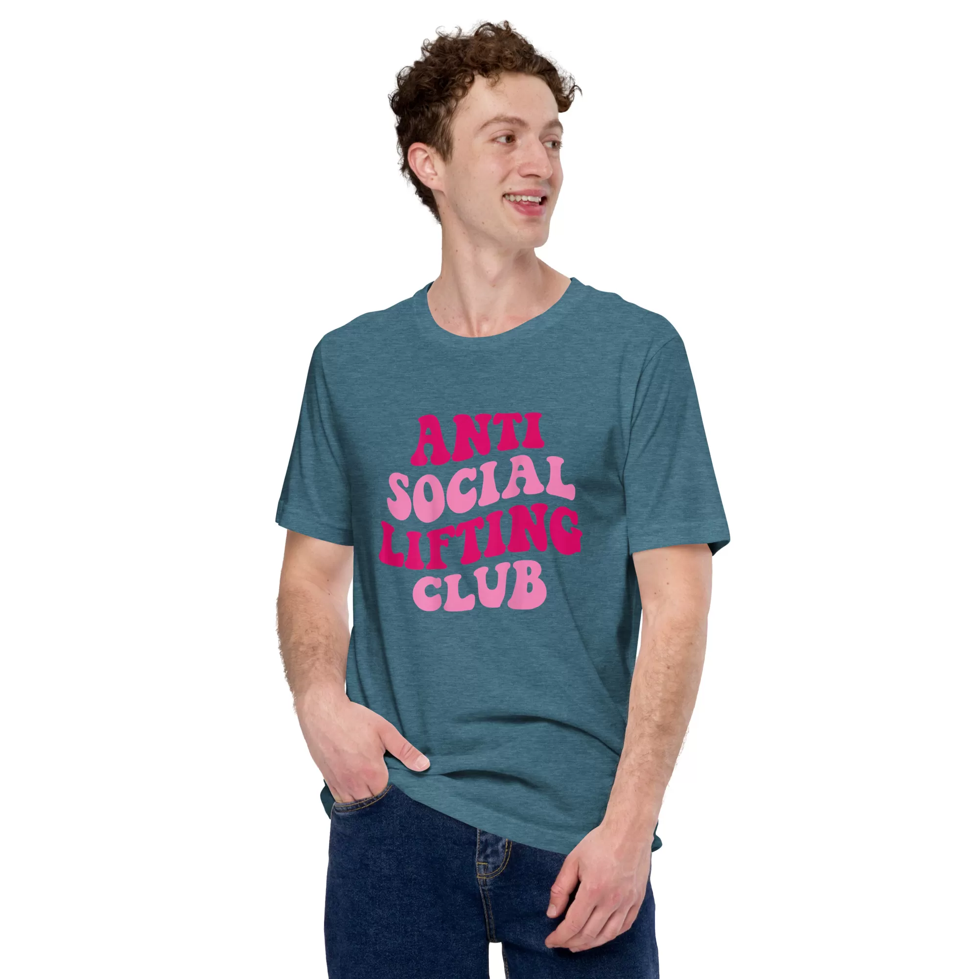 Anti social lifting club Unisex t-shirt - Image 7