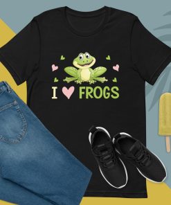 I love my frogs Unisex t-shirt