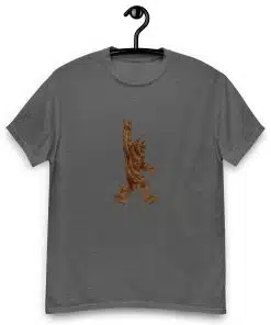 Rock On Bigfoot Sasquatch Loves Rock And Roll Sunglasses On Unisex T-Shirt