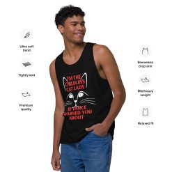I'm the Childless Cat Lady JD Vance Warned You About Men’s premium tank top