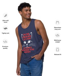 I'm the Childless Cat Lady JD Vance Warned You About Men’s premium tank top