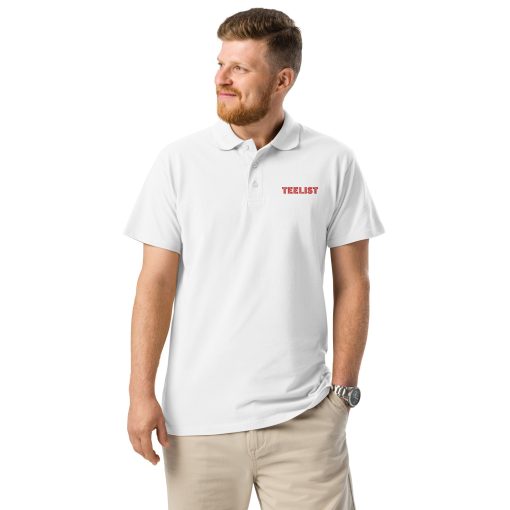 Teelist Unisex Premium pique polo shirt - Image 12