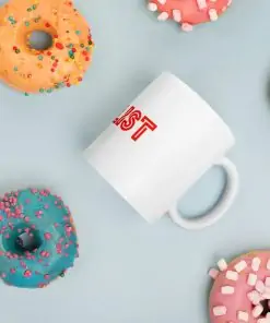 Teelist White glossy mug