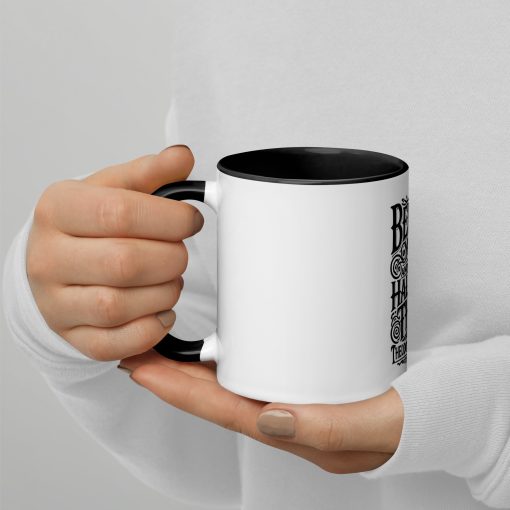 Believe you can and youre halfway there Theodore Roosevelt Mug with Color Inside - Image 2