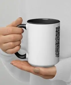 Believe you can and youre halfway there Theodore Roosevelt Mug with Color Inside