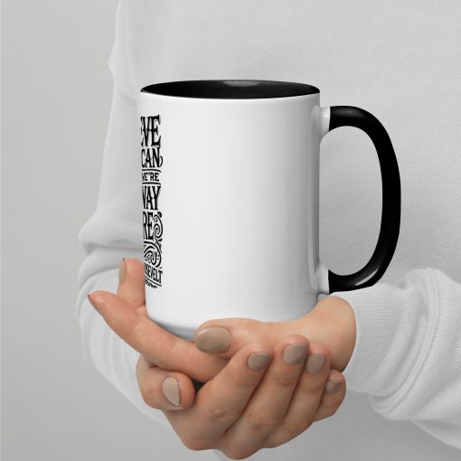Believe you can and youre halfway there Theodore Roosevelt Mug with Color Inside - Image 4