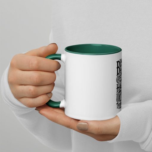 Believe you can and youre halfway there Theodore Roosevelt Mug with Color Inside - Image 11