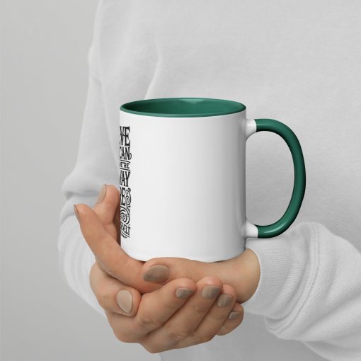 Believe you can and youre halfway there Theodore Roosevelt Mug with Color Inside - Image 12