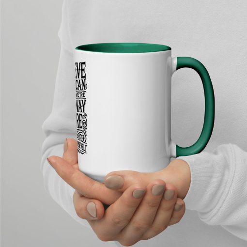Believe you can and youre halfway there Theodore Roosevelt Mug with Color Inside - Image 14