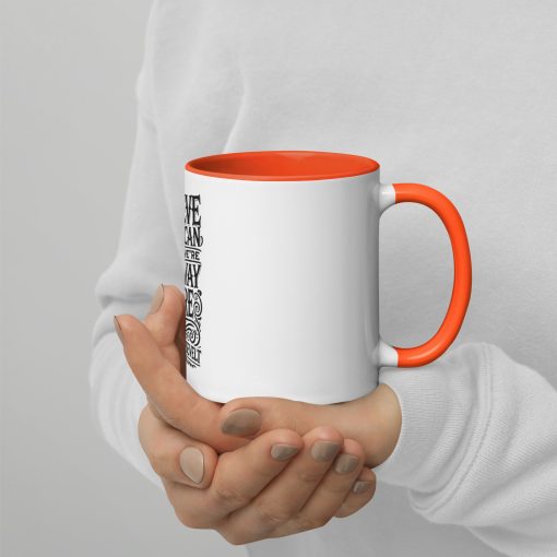 Believe you can and youre halfway there Theodore Roosevelt Mug with Color Inside - Image 16