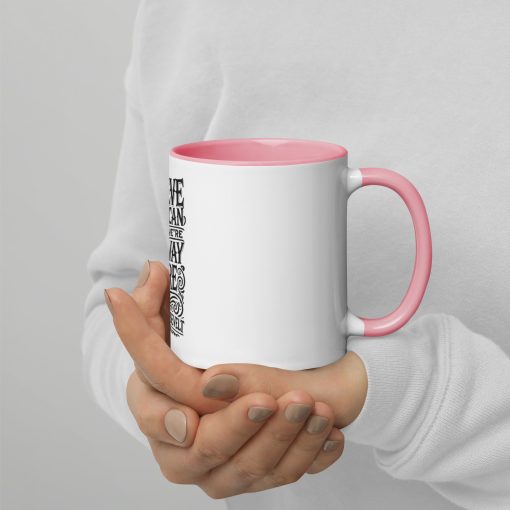 Believe you can and youre halfway there Theodore Roosevelt Mug with Color Inside - Image 18