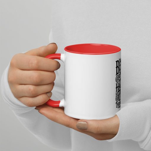Believe you can and youre halfway there Theodore Roosevelt Mug with Color Inside - Image 7