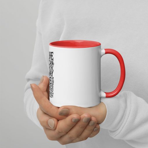 Believe you can and youre halfway there Theodore Roosevelt Mug with Color Inside - Image 8