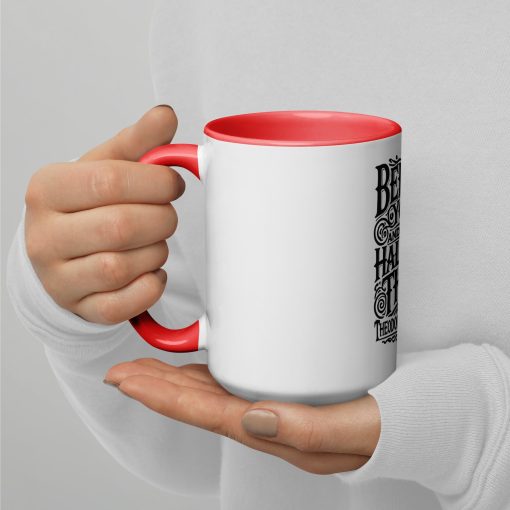 Believe you can and youre halfway there Theodore Roosevelt Mug with Color Inside - Image 9