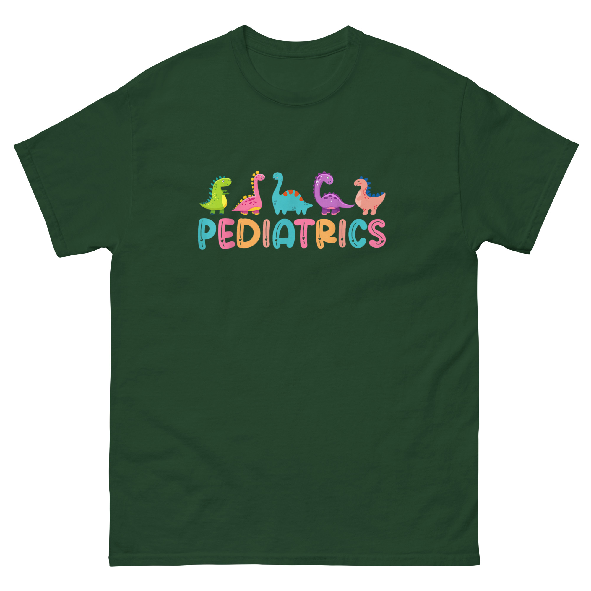 Pediatrics Nurse Dinosaur Shirt – Cute Peds Nurse Crew Appreciation Tee - Image 4