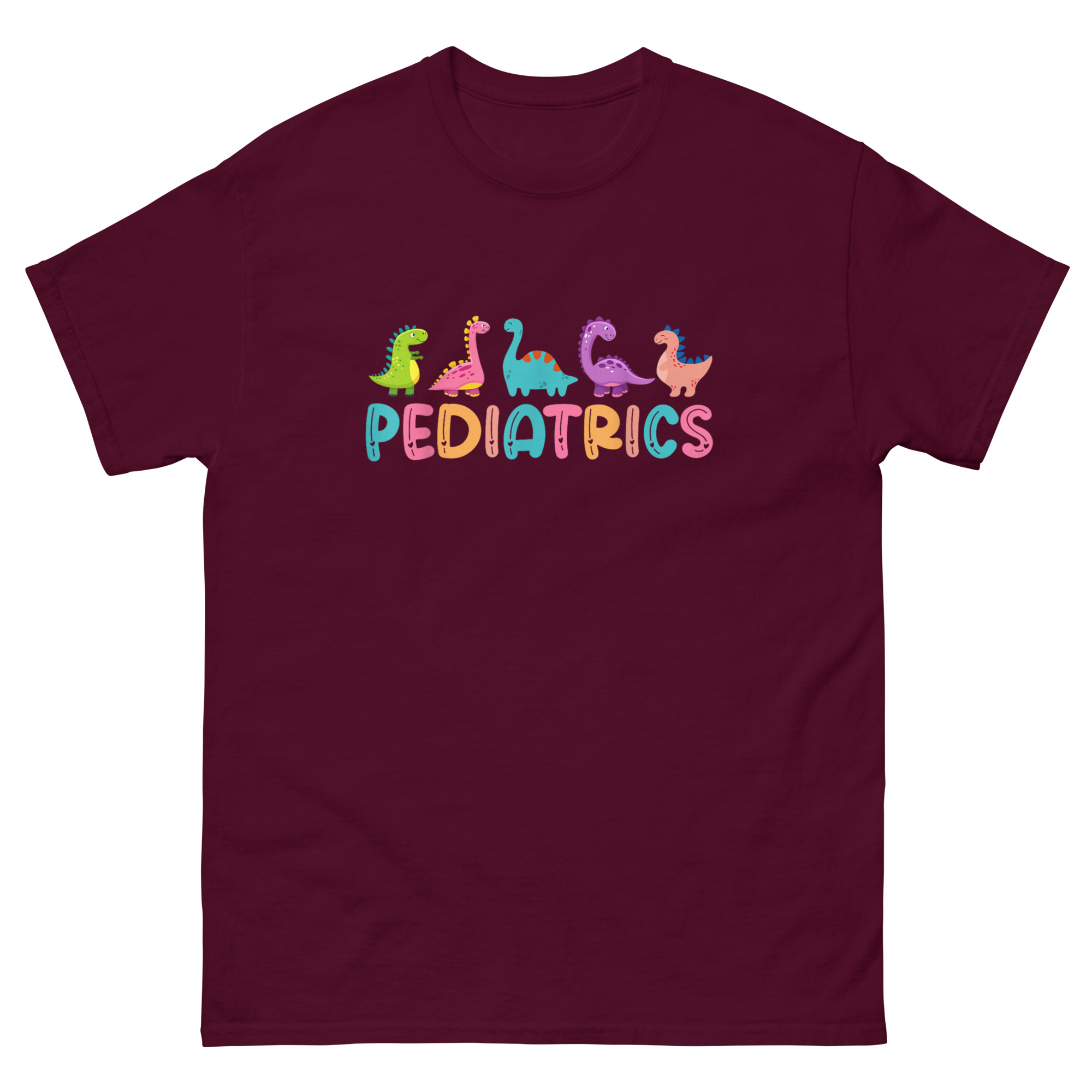 Pediatrics Nurse Dinosaur Shirt – Cute Peds Nurse Crew Appreciation Tee - Image 2