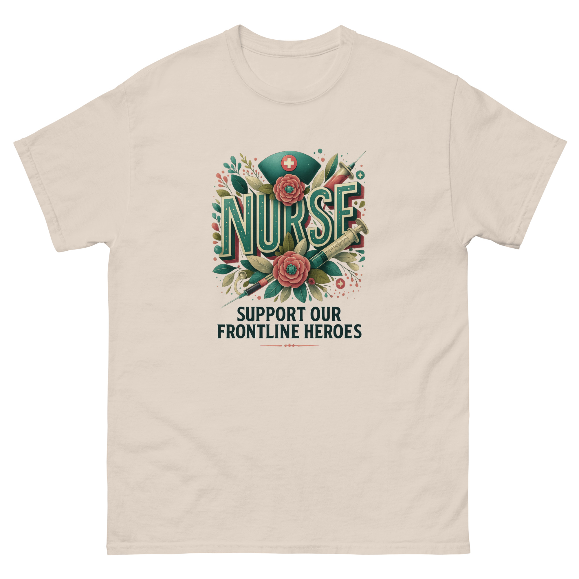 Nurse Support T-Shirt – Frontline Heroes Appreciation - Image 2