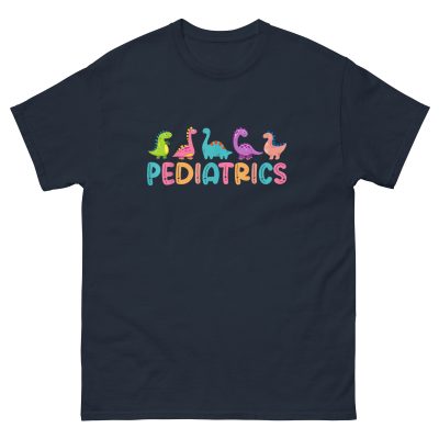 Pediatrics Nurse Dinosaur Shirt – Cute Peds Nurse Crew Appreciation Tee