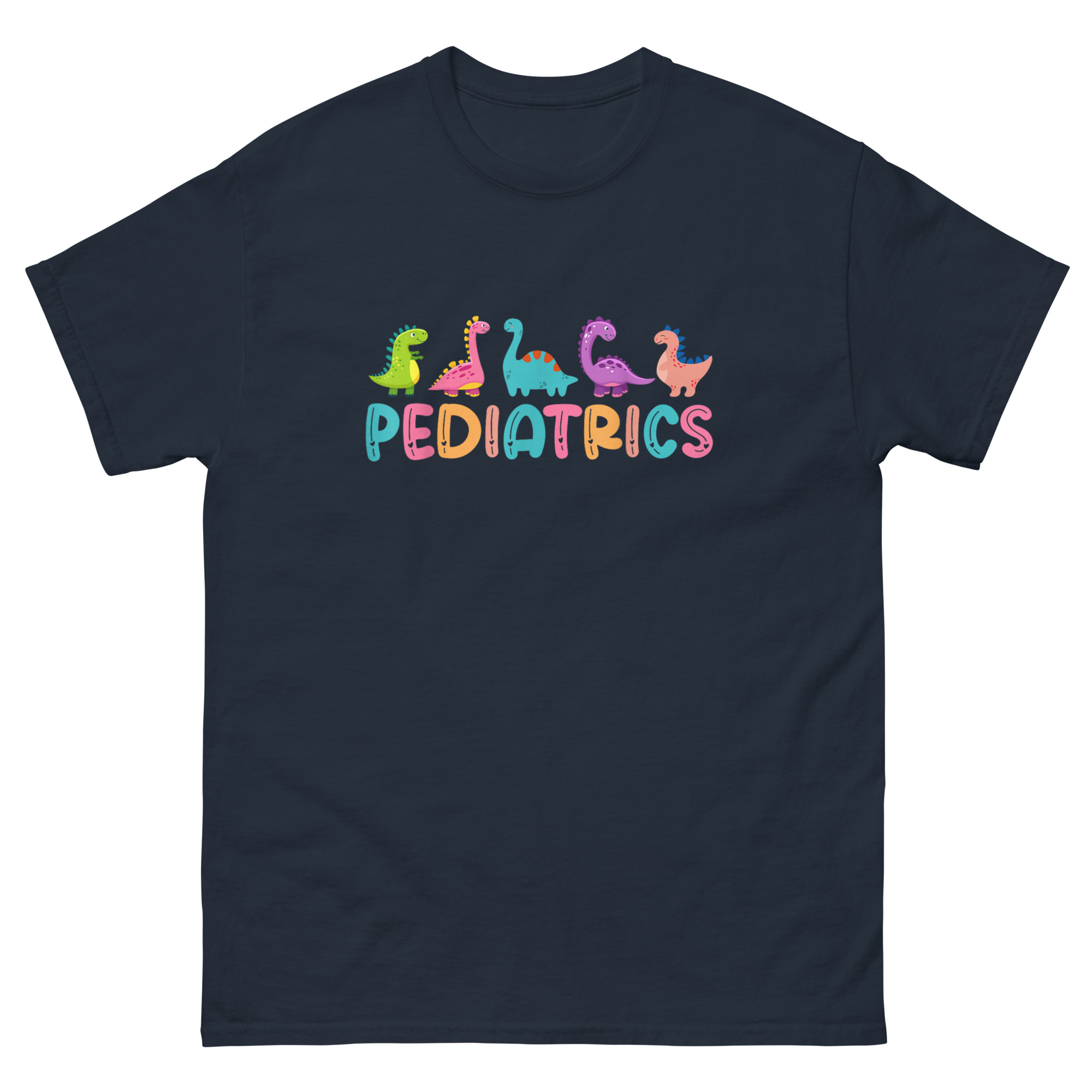 Pediatrics Nurse Dinosaur Shirt – Cute Peds Nurse Crew Appreciation Tee