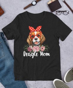 Cute Beagle Mom T-Shirt for Dog Lovers Unisex t-shirt