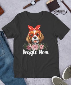 Cute Beagle Mom T-Shirt for Dog Lovers Unisex t-shirt
