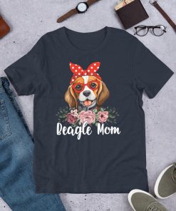 Cute Beagle Mom T-Shirt for Dog Lovers Unisex t-shirt