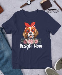 Cute Beagle Mom T-Shirt for Dog Lovers Unisex t-shirt