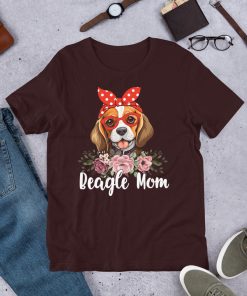 Cute Beagle Mom T-Shirt for Dog Lovers Unisex t-shirt