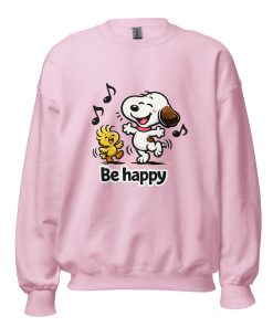 Snoop and Woodstock be happy Unisex Sweatshirt